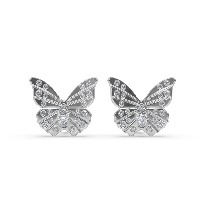 BUTTERFLY STUDS